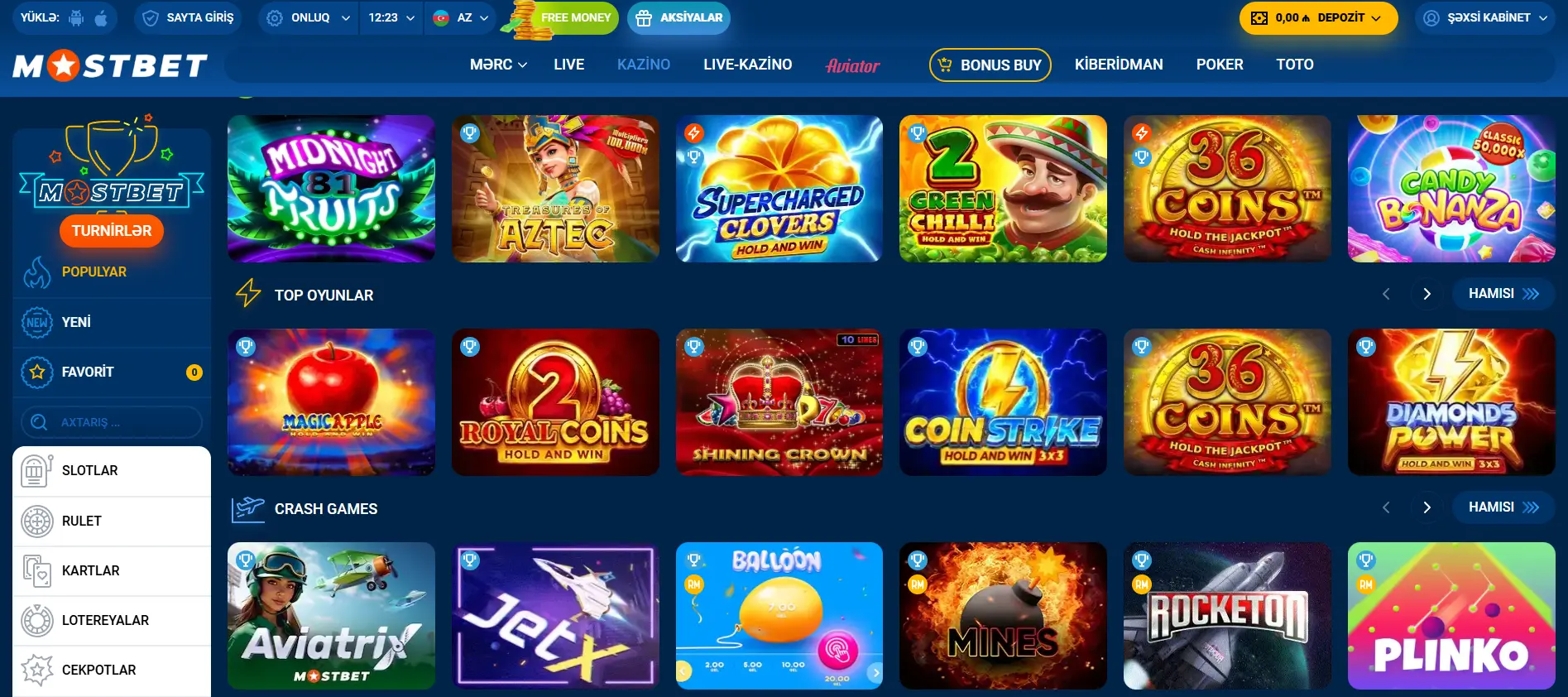 Slotlar online – ən cox sevilən oyunlar Slotlar – ən cox sevilən oyunlar